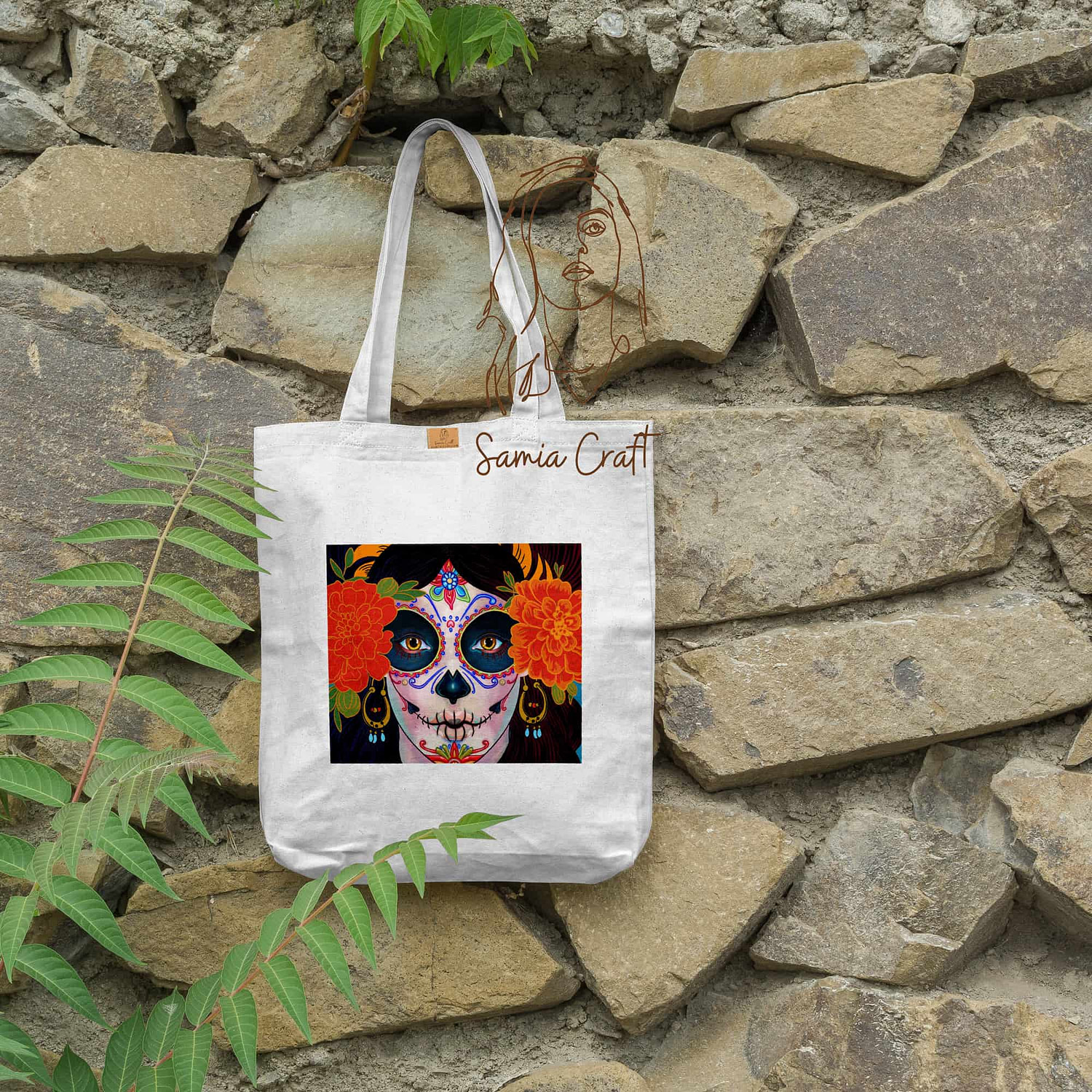Chapos Tequilas & Grill Medium Size Tote Bag Samia Craft